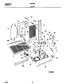 07 - System parts for Frigidaire Refrigerator TRS20WRHW3 from AppliancePartsPros.com