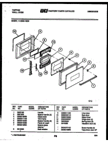 03 - Door Parts parts for Frigidaire Oven 11-5969-00-02 from AppliancePartsPros.com