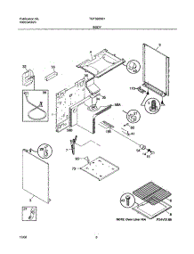 07 - Body parts for Tappan Range TGF326WHSD from AppliancePartsPros.com