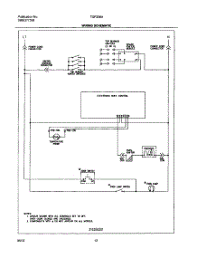 12 - Wiring Schematic parts for Tappan Range TGF336ASC from AppliancePartsPros.com