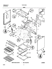 07 - Body parts for Tappan Range TGF351AWD from AppliancePartsPros.com