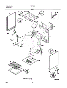 07 - Body parts for Tappan Range TGF336AUA from AppliancePartsPros.com