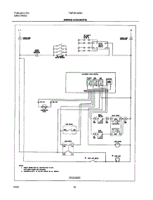 12 - Wiring Schematic parts for Tappan Range TGF351AWC from AppliancePartsPros.com