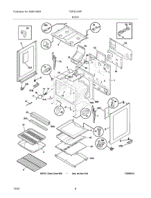 07 - Body parts for Tappan Range TGF351AWF from AppliancePartsPros.com
