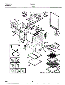 04 - Body parts for Frigidaire Range TGF357BCWC from AppliancePartsPros.com