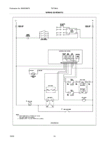 12 - Wiring Schematic parts for Tappan Range TGF364ASF from AppliancePartsPros.com