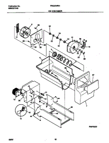 09 - Ice Container parts for Frigidaire Refrigerator TRS20WRHD3 from AppliancePartsPros.com