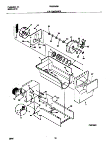 09 - Ice Container parts for Frigidaire Refrigerator TRS20WRHW5 from AppliancePartsPros.com