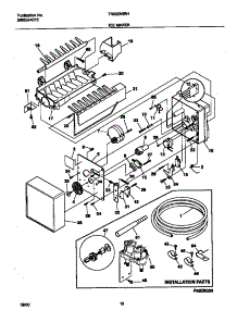 10 - Ice Maker parts for Frigidaire Refrigerator TRS20WRHW5 from AppliancePartsPros.com