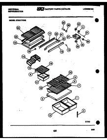 04 - Shelves And Supports parts for Frigidaire Refrigerator GTN217HH2 from AppliancePartsPros.com