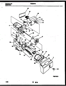 12 - Ice Dispenser parts for Frigidaire Refrigerator TRS26WRAW0 from AppliancePartsPros.com