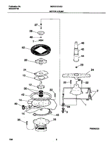 05 - Motor parts for Frigidaire Dishwasher MDR251RHS0 from AppliancePartsPros.com
