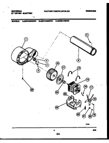 05 - Blower And Drive Parts parts for Frigidaire Dryer MDE316RBD0 from AppliancePartsPros.com