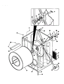 02 - Cabinet / Drum parts for Frigidaire Dryer MDG116RBW1 from AppliancePartsPros.com