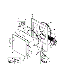 03 - Front Panel / Lint Filter parts for Frigidaire Dryer MDG116RBW1 from AppliancePartsPros.com