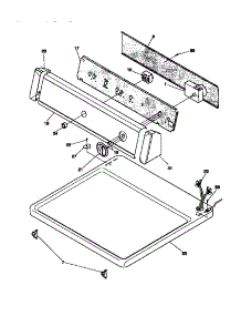 04 - Controls / Top Panel parts for Frigidaire Dryer MDG116RBW1 from AppliancePartsPros.com