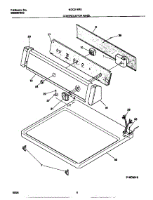 04 - Controls / Top Panel parts for Frigidaire Dryer MDG216RED0 from AppliancePartsPros.com