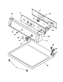 04 - Controls / Top Panel parts for Frigidaire Dryer MDG336MBW1 from AppliancePartsPros.com