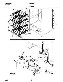 04 - System parts for Frigidaire Freezer CFU09M2HW3 from AppliancePartsPros.com