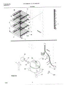 07 - System parts for Frigidaire Freezer CFU14M2HW1 from AppliancePartsPros.com
