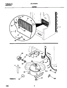 04 - System parts for Frigidaire Freezer CFU14F3HW1 from AppliancePartsPros.com