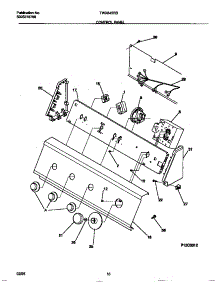 05 - Control Panel parts for Frigidaire Washer TWX645RBW4 from AppliancePartsPros.com