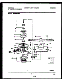 06 - Motor Pump Parts parts for Frigidaire Dishwasher MDB222RBM0 from AppliancePartsPros.com