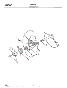 03 - Detergent Cup parts for Frigidaire Dishwasher MDS251RER0 from AppliancePartsPros.com