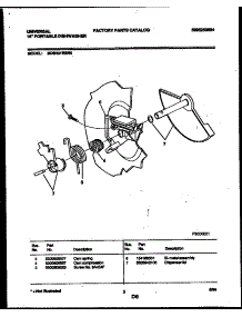 03 - Cam parts for Frigidaire Dishwasher MDS231RBR0 from AppliancePartsPros.com