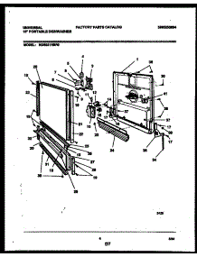 04 - Door Parts parts for Frigidaire Dishwasher MDS231RBR0 from AppliancePartsPros.com