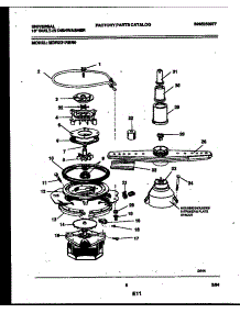 06 - Motor Pump Parts parts for Frigidaire Dishwasher MDR231RBR0 from AppliancePartsPros.com