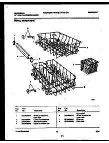 08 - Racks And Trays parts for Frigidaire Dishwasher MDR231RBR0 from AppliancePartsPros.com