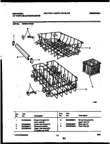 09 - Racks And Trays parts for Frigidaire Dishwasher MDS231RBR0 from AppliancePartsPros.com