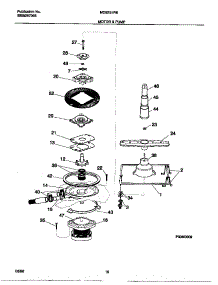 06 - Motor & Pump parts for Frigidaire Dishwasher MDS251RER0 from AppliancePartsPros.com