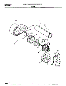 05 - Motor parts for Frigidaire Dryer MDG216RBD2 from AppliancePartsPros.com