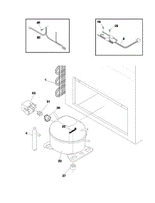 Universal / Multiflex (Frigidaire) Freezer System parts for Frigidaire Freezer CFC07M1HW1 from AppliancePartsPros.com