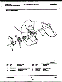 03 - Cam parts for Frigidaire Dishwasher MDB200RBW0 from AppliancePartsPros.com