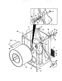 02 - Cabinet / Drum parts for Frigidaire Dryer MDG336MBD1 from AppliancePartsPros.com
