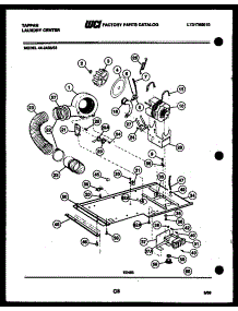 05 - Dryer Motor, Blower And Belt parts for Frigidaire Washer Dryer Combo 44-2408-00-03 from AppliancePartsPros.com