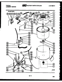 05 - Tubs, Water Valve And Lid Switch parts for Frigidaire Washer Dryer Combo 44-2407-23-03 from AppliancePartsPros.com
