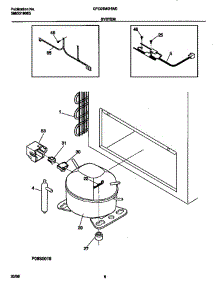 Universal / Multiflex (Frigidaire) Freezer System parts for Frigidaire Freezer CFC05M0HW0 from AppliancePartsPros.com