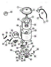 03 - Tub parts for Frigidaire Washer TWX645RBW1 from AppliancePartsPros.com