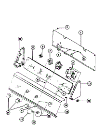 05 - Console And Controls parts for Frigidaire Washer TWX645RBW1 from AppliancePartsPros.com