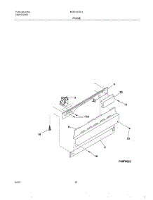 11 - Frame parts for Frigidaire Dishwasher MDB125RHS2 from AppliancePartsPros.com