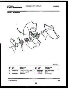 03 - Cam parts for Frigidaire Dishwasher MDB532RB0 from AppliancePartsPros.com