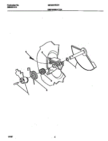 03 - Dispenser Cup parts for Frigidaire Dishwasher MDS251RER1 from AppliancePartsPros.com