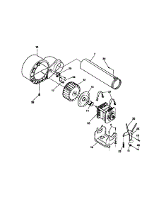 05 - Motor parts for Frigidaire Dryer MDE336MBW1 from AppliancePartsPros.com