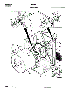 02 - Cabinet / Drum parts for Frigidaire Dryer MDE546RED0 from AppliancePartsPros.com