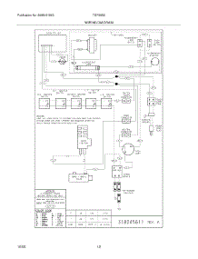 12 - Wiring Diagram parts for Tappan Range TGF605EW1 from AppliancePartsPros.com