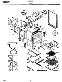 04 - Body parts for Frigidaire Range TGF367CFSA from AppliancePartsPros.com